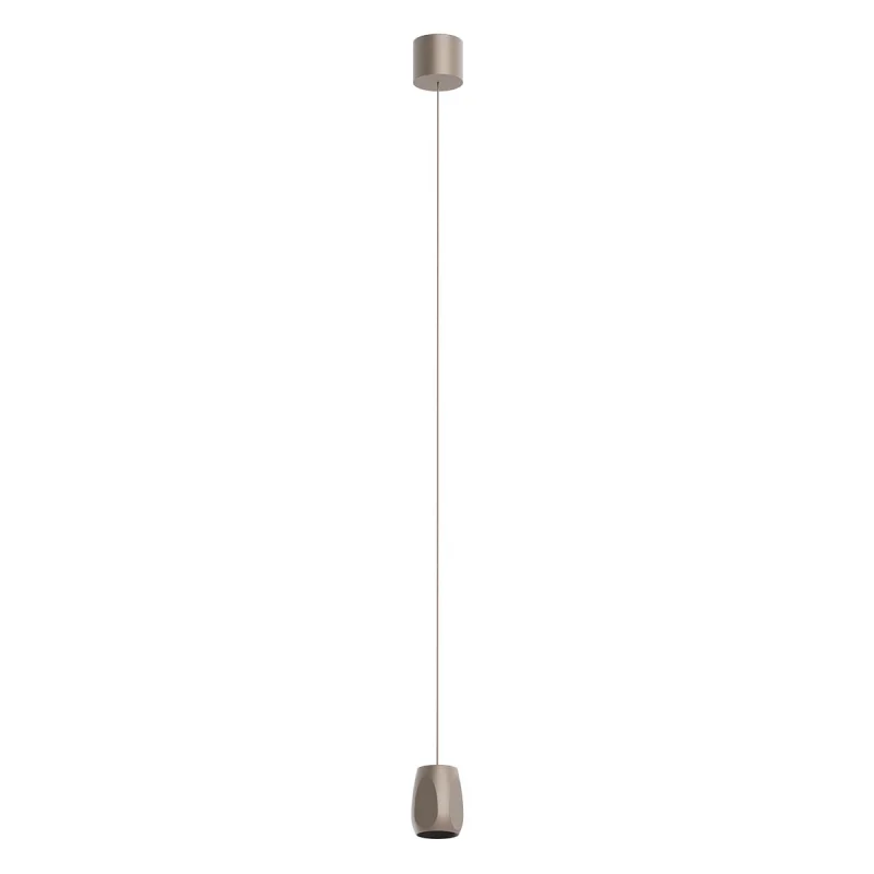 LED Pendants & Chandeliers Crisp 01-4494 – REDO LED pendant in silver coffee, 10.5W, 2700K, IP20
