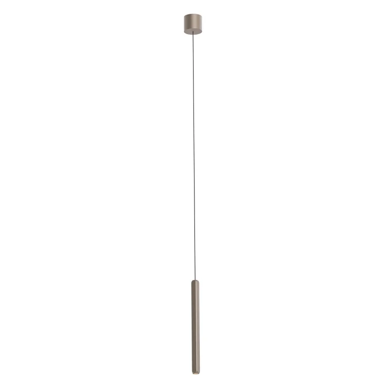 LED пендели и полилеи Crisp 01-4510 – REDO LED пендел в сребристо кафе, 9.5W, 2700K, IP20