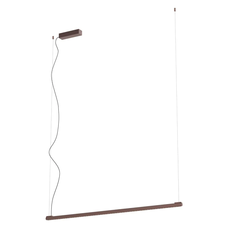 LED пендели и полилеи Crisp 01-4518 – REDO LED пендел в кафяв, 36W, 2700K, IP20