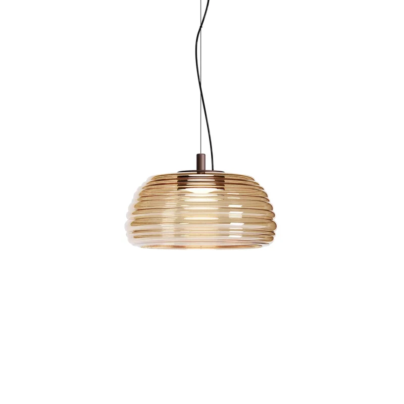 LED пендели и полилеи Ondula 01-4540 – REDO LED пендел в матово кафяв, 18W, 2700K, IP20