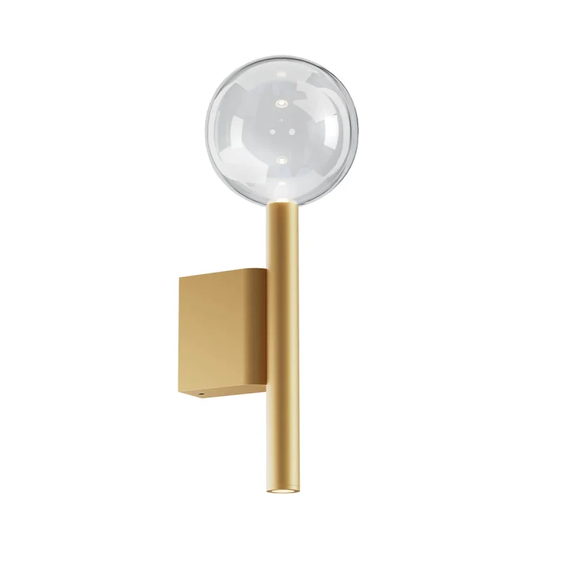 Wall Lights Bolla 01-4546 – REDO LED wall light in matt gold, 12W, 2700K, IP20