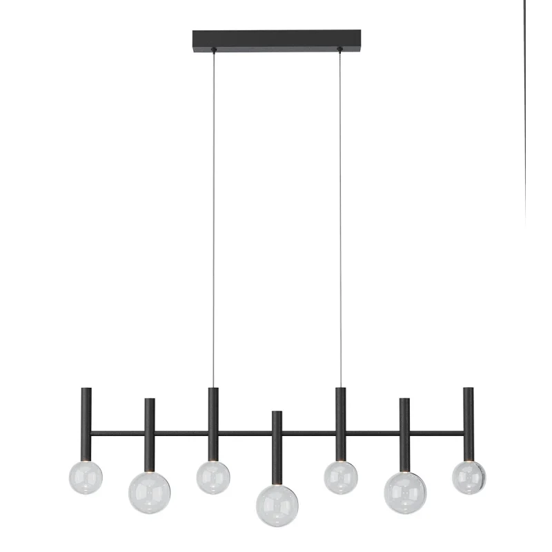 LED Pendants & Chandeliers Bolla 01-4554 – REDO LED pendant in matt black, 32W, 2700K, IP20