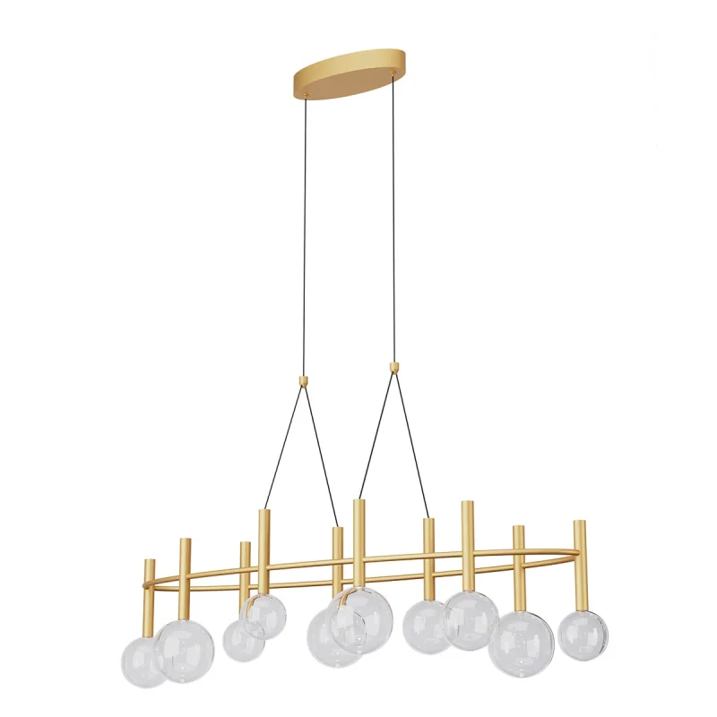 LED пендели и полилеи Bolla 01-4558 – REDO LED пендел в матово златист, 44W, 2700K, IP20