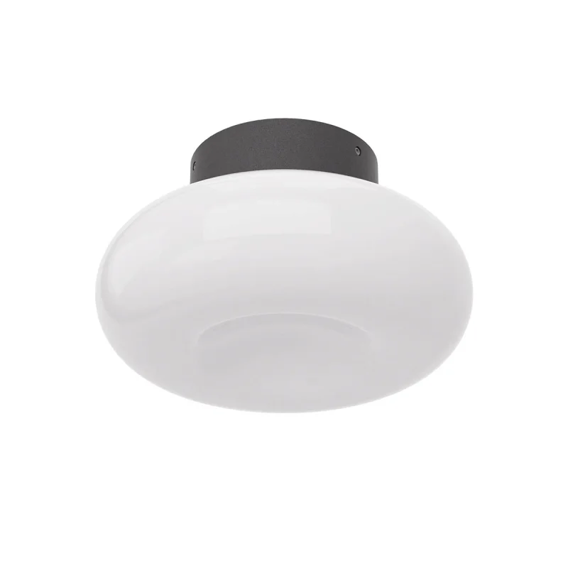 LED Ceiling Lights Ethos 01-4563 – REDO LED ceiling light in matt black, 9W, 2700K, IP20