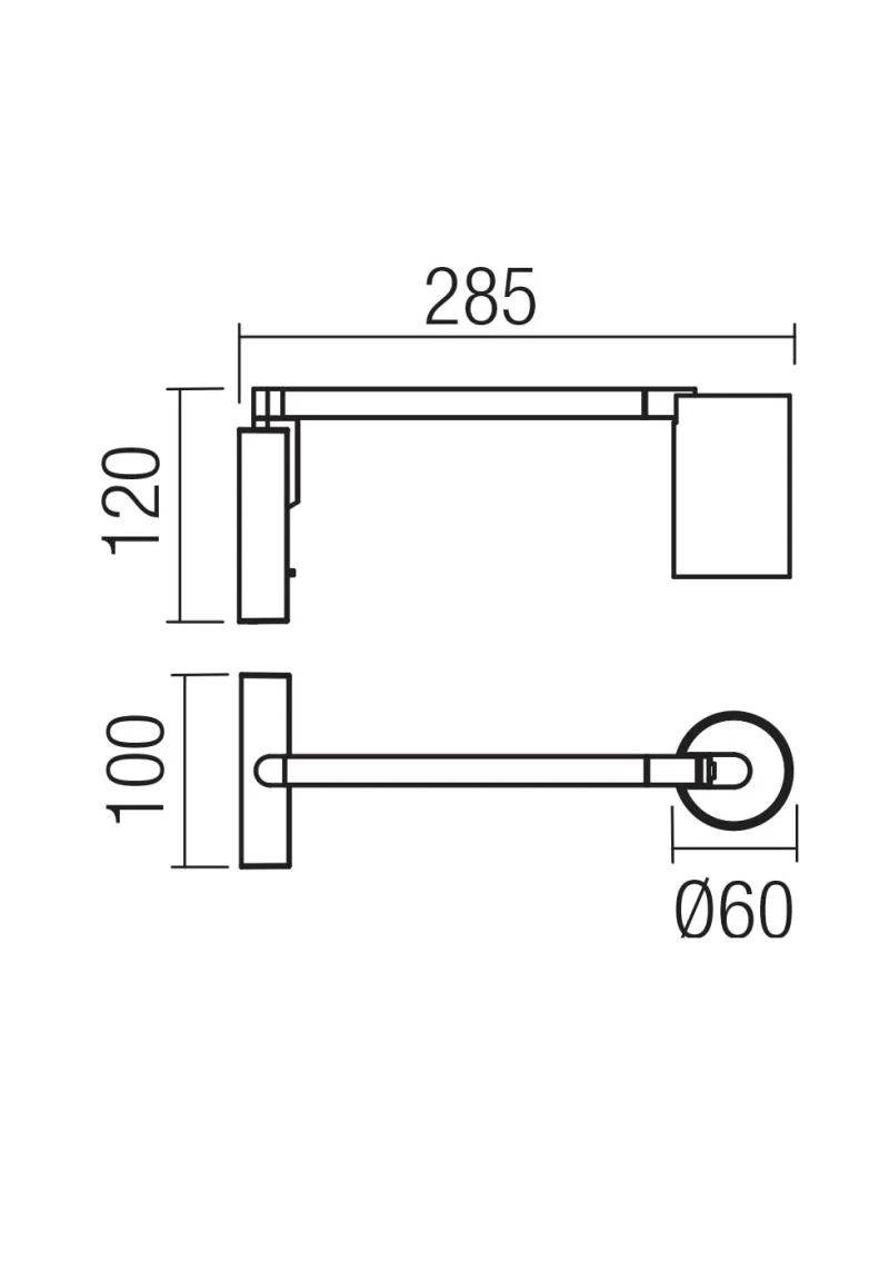 Стенно осветление (аплици) Rolf 01-4568 – REDO аплик в матово златист, 1x10W, IP20