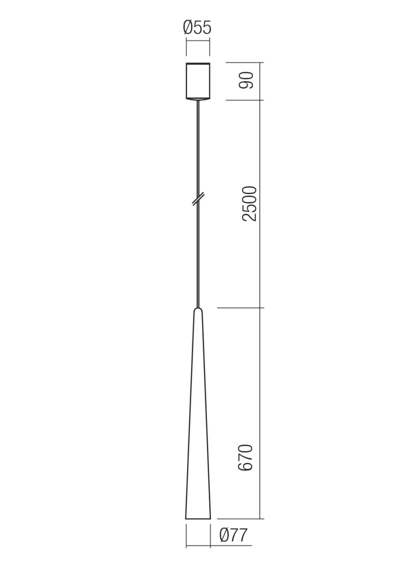 Botera 01-4590 – REDO LED пендел в матово кафяв, 10W, 2700K, IP20