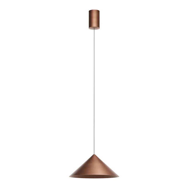 LED пендели и полилеи Konos 01-4605 – REDO LED пендел в античен мед, 10W, 2700K, IP20