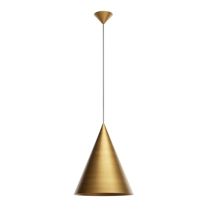 Pendant Lights Konos 01-4617 – REDO pendant in antique brass, 1X42W, IP20