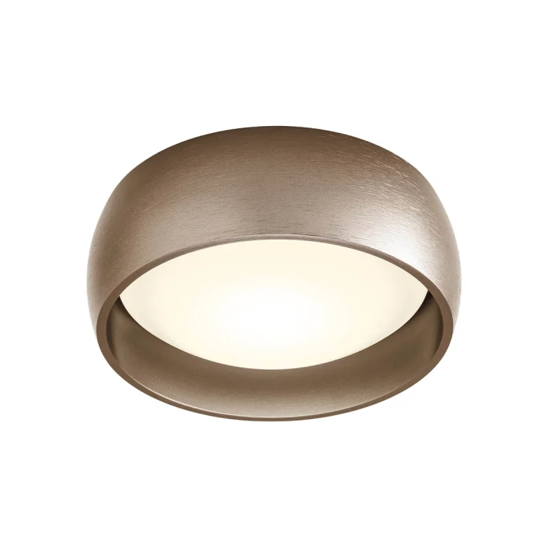 LED Ceiling Lights Poll 01-4625 – REDO LED ceiling light in brown, 20W, 2700K, IP20