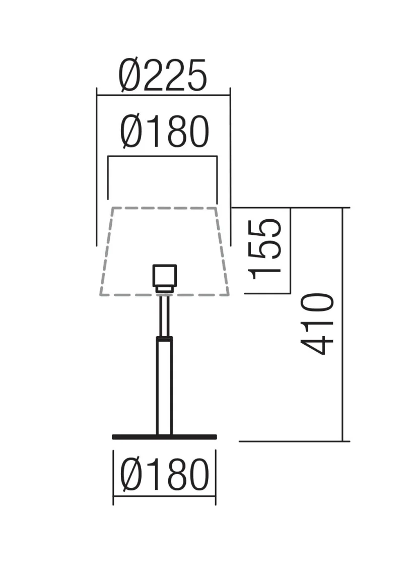 Nemia 01-4650 – REDO table lamp in matt gold, 1x15W, IP20