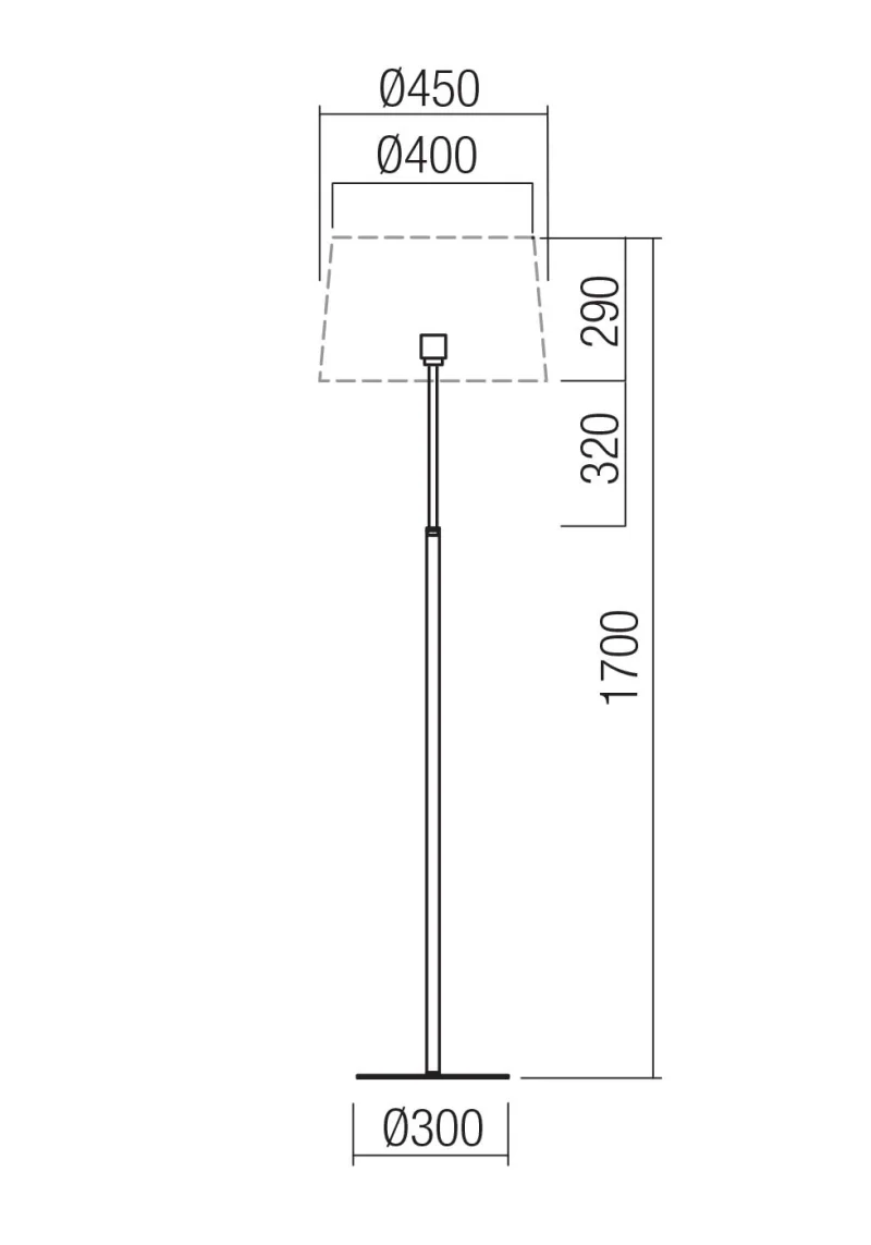 Nemia 01-4655 – REDO лампион в матово черен, 1x15W, IP20