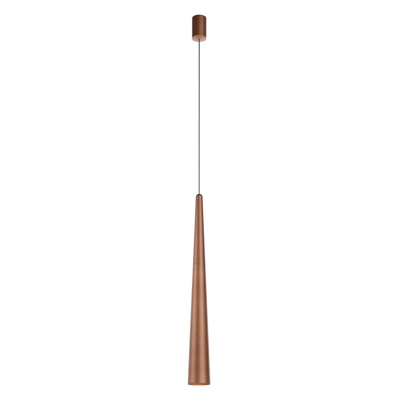 LED пендели и полилеи Botera 01-4671 – REDO LED пендел в античен мед, 10W, 3000K, IP20
