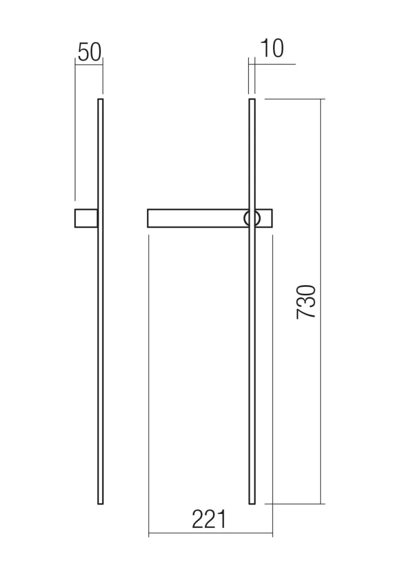 Tangent 01-4672 – REDO LED аплик в матово златист, 6W, 2700K, IP20