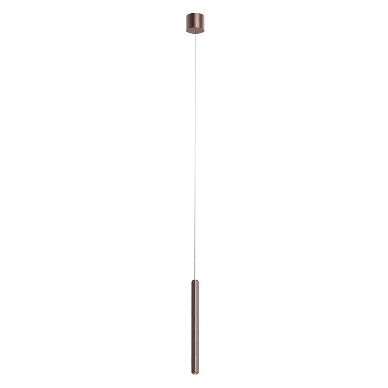 LED Pendants & Chandeliers Crisp 01-4692 – REDO LED pendant in brown, 9.5W, 3000K, IP20