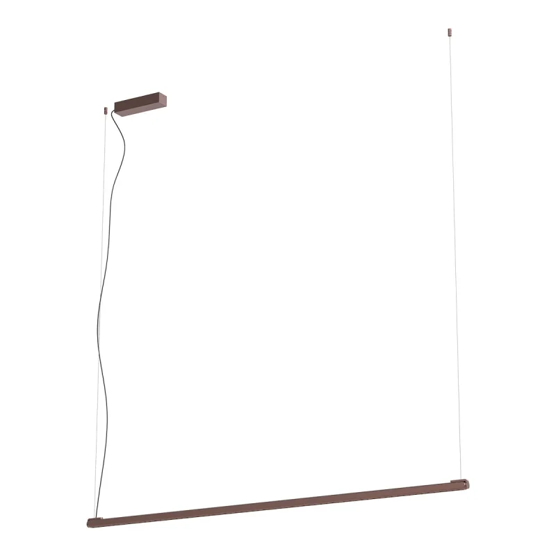 LED Pendants & Chandeliers Crisp 01-4699 – REDO LED pendant in brown, 41W, 3000K, IP20