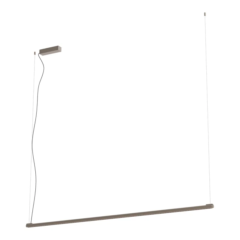 LED Pendants & Chandeliers Crisp 01-4701 – REDO LED pendant in silver coffee, 48W, 3000K, IP20