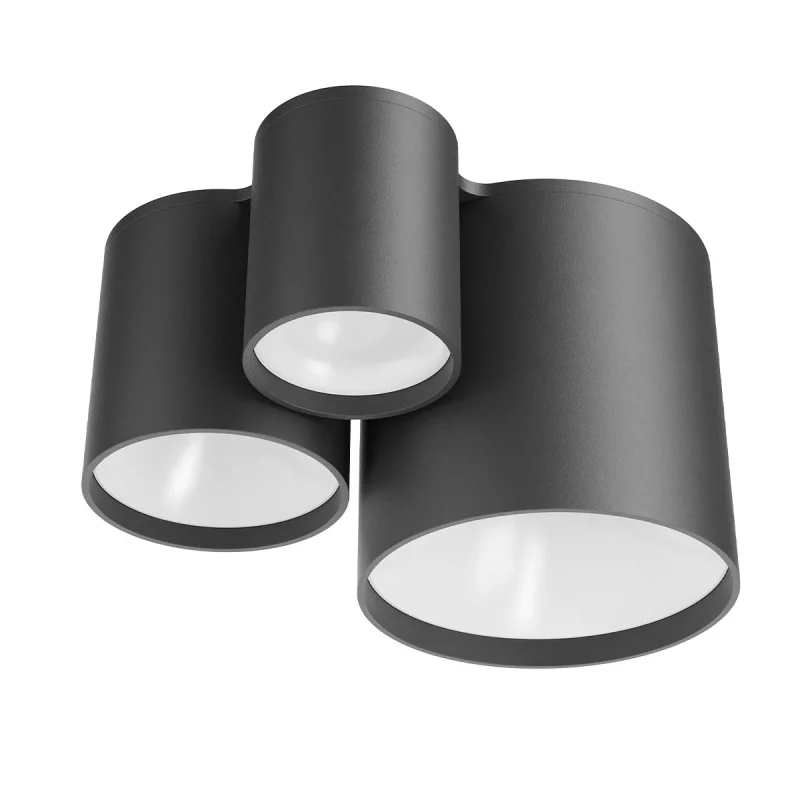 Outdoor Downlights Hera 01-4707 – REDO LED downlight for outdoor mounting in matt black, 31W, 2700K, IP20