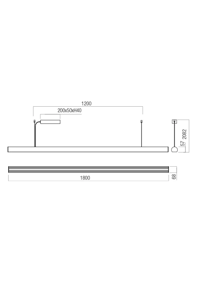 Cityline 01-4713 – REDO LED пендел в матово бял, 49W, 3000K, IP20