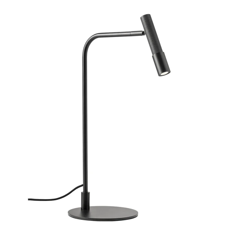 Table Lamps Drill 01-4732 – REDO LED table lamp in matt black, 1x8W, 3000K, IP20