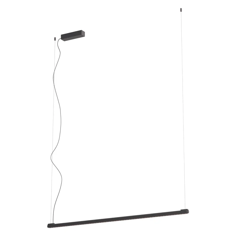 LED Pendants & Chandeliers Crisp 01-4756 – REDO LED pendant in matt black, 36W, 3000K, IP20