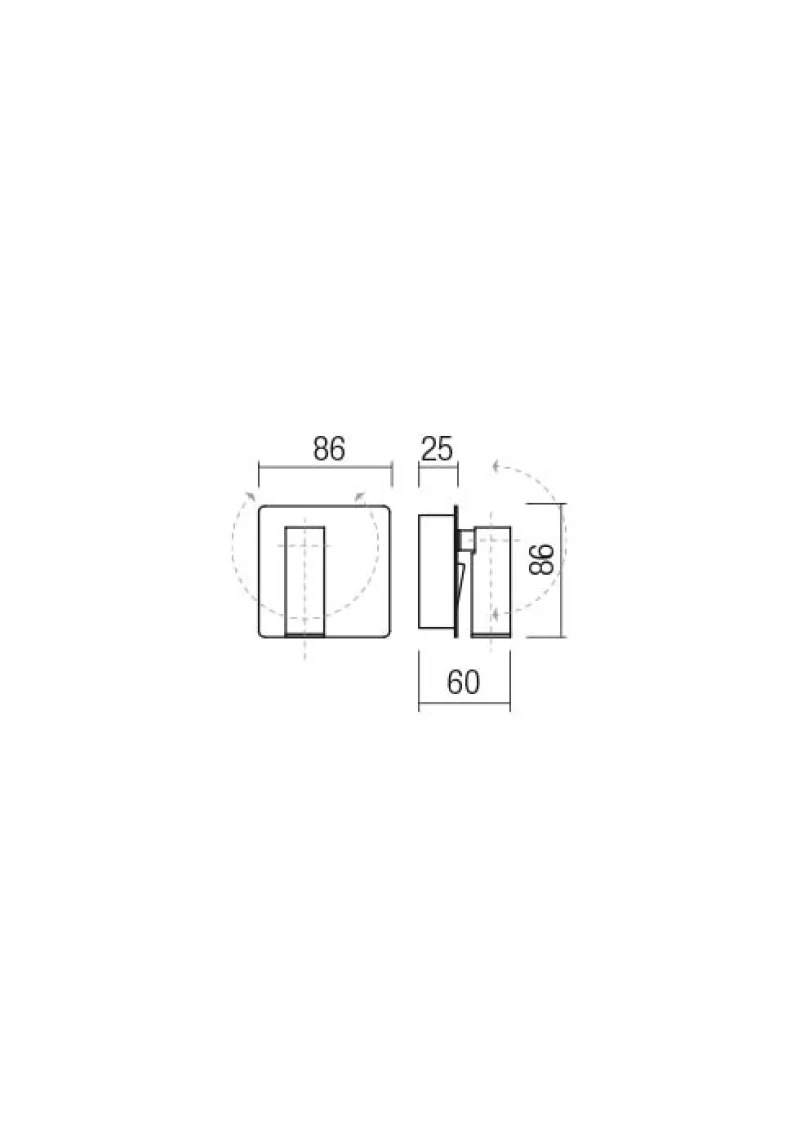 Tomix 01-4760 – REDO LED аплик в античен бронз, 3W, 2700K, IP20