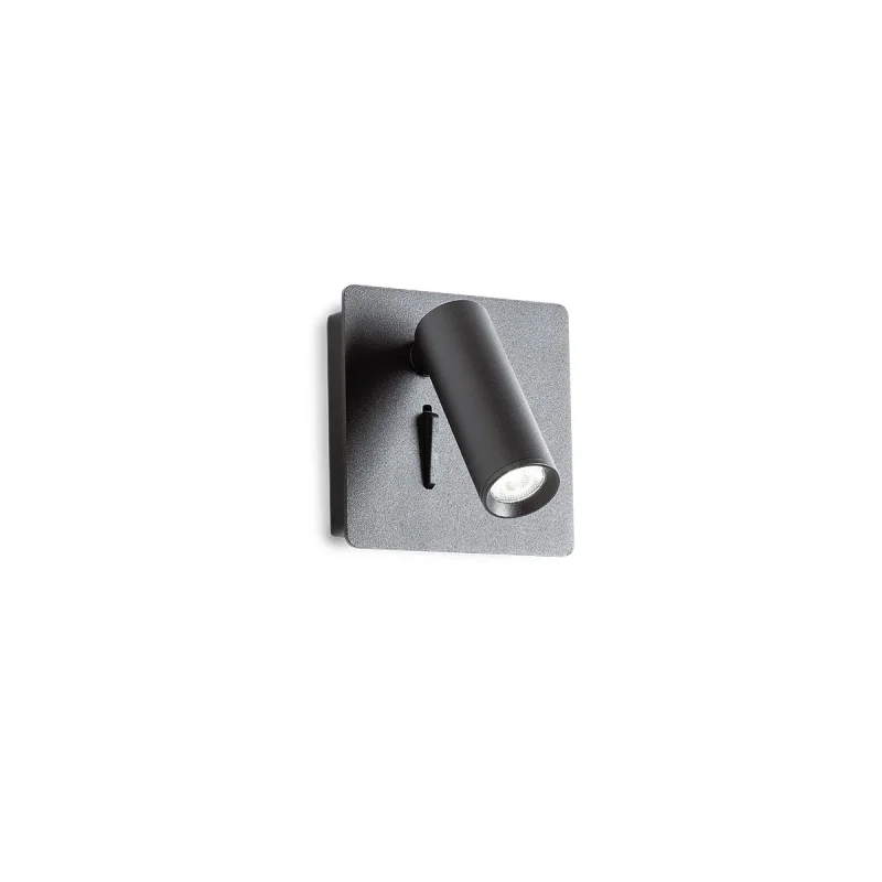Стенно осветление (аплици) Tomix 01-4761 – REDO LED аплик в матово черен, 3W, 2700K, IP20