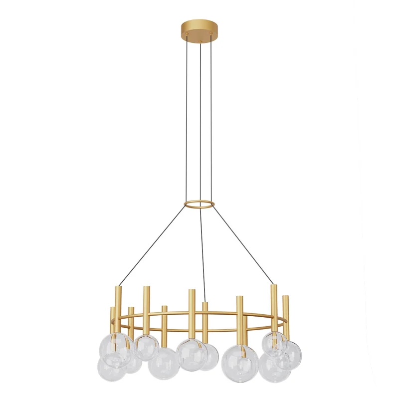 LED пендели и полилеи Bolla 01-4783 – REDO LED пендел в матово златист, 53W, 2700K, IP20