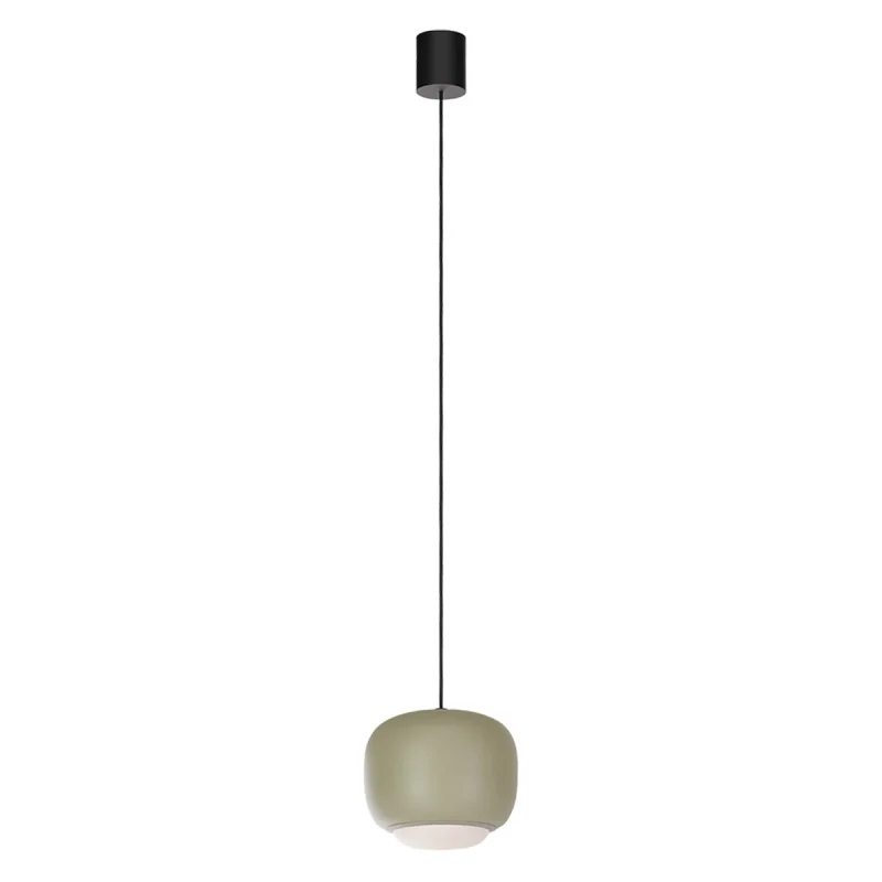 LED пендели и полилеи Dubbo 01-4787 – REDO LED пендел в матово зелен, 12W, 2700K, IP20