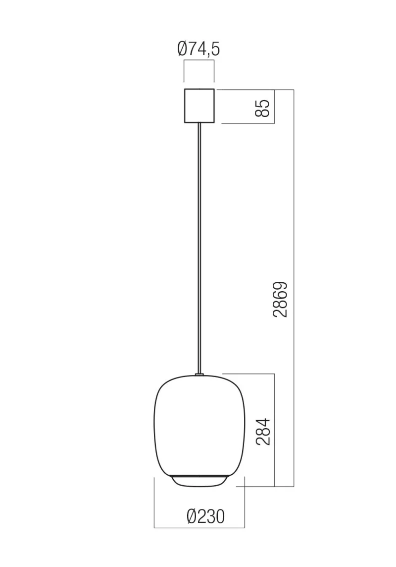 Dubbo 01-4790 – REDO LED pendant in matt pink, 12W, 2700K, IP20