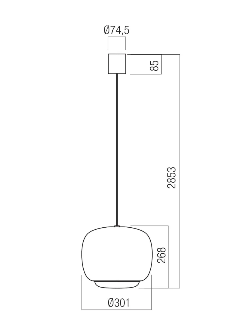 Dubbo 01-4795 – REDO LED пендел в матово зелен, 21W, 2700K, IP20