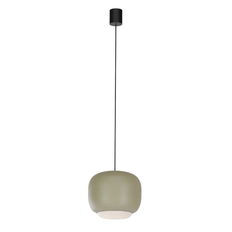 LED пендели и полилеи Dubbo 01-4795 – REDO LED пендел в матово зелен, 21W, 2700K, IP20