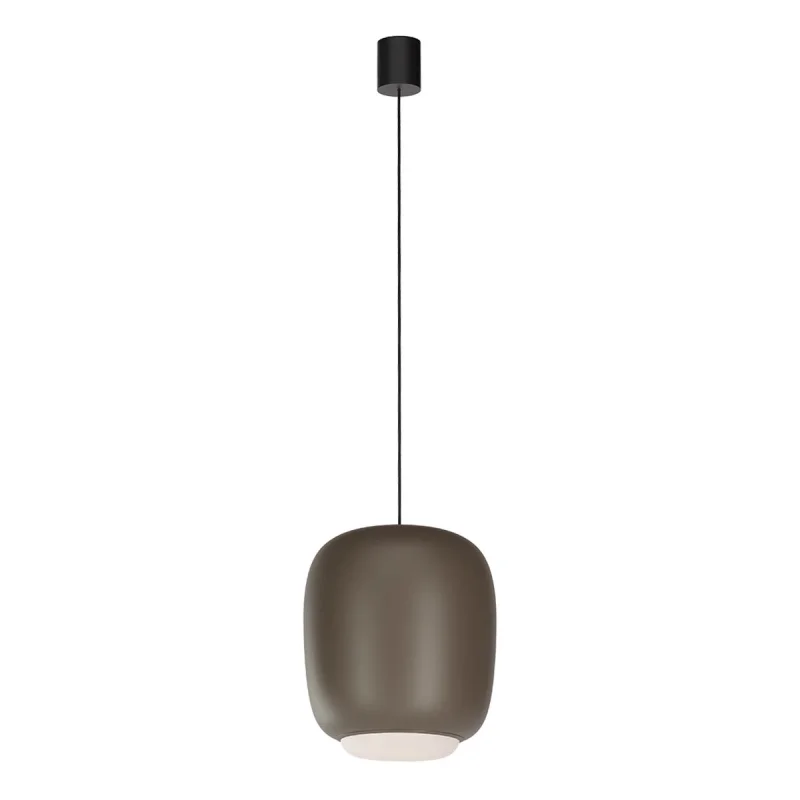 LED Pendants & Chandeliers Dubbo 01-4800 – REDO LED pendant in matt brown, 21W, 2700K, IP20