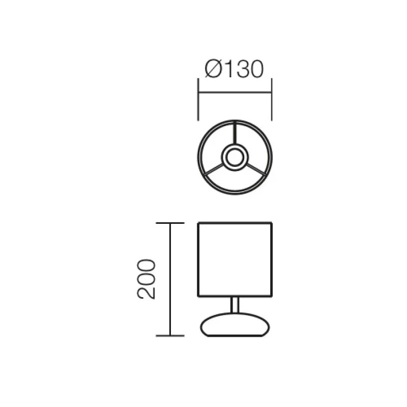 Five 01-855 – Smarter настолна лампа в червен, 1X28W