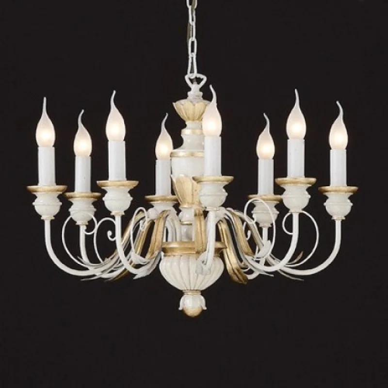 Firenze SP8 012872 – Ideal Lux полилей в златист, 8X40W, IP20
