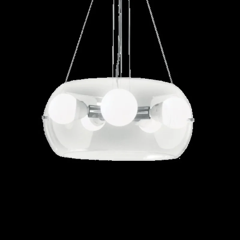 Audi-10 SP5 Transparent 016863 – Ideal Lux пендел в хром, 5X60W, IP20