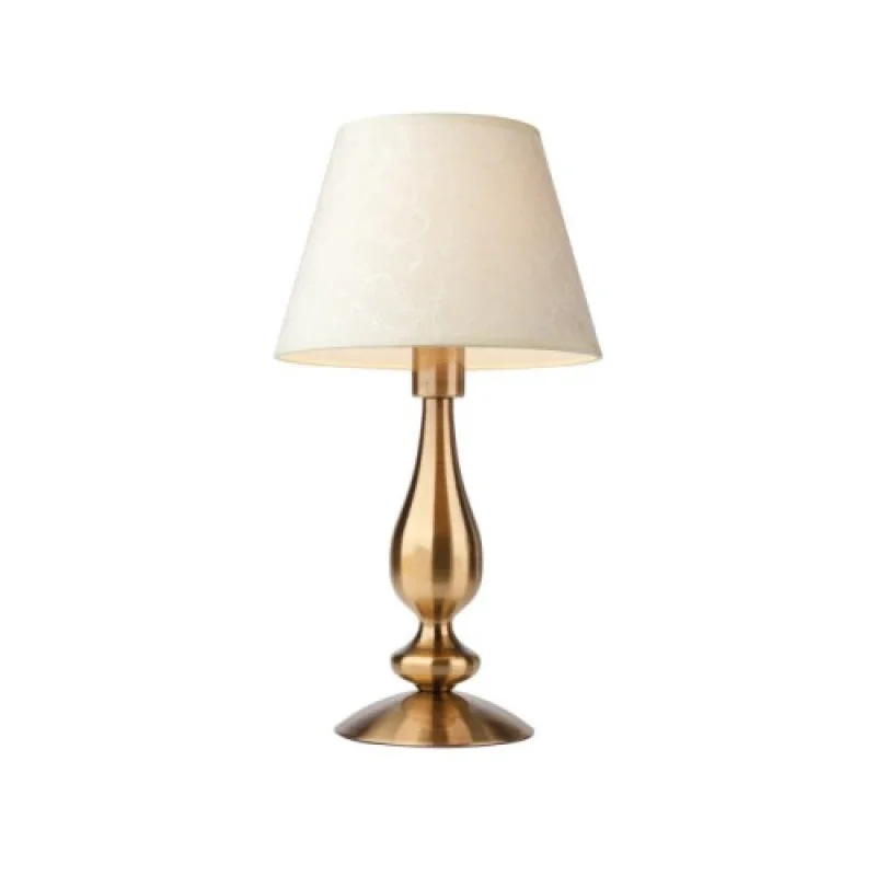 Table Lamps Fabiola 02-713 – Smarter table lamp in antique brass, 1X28W