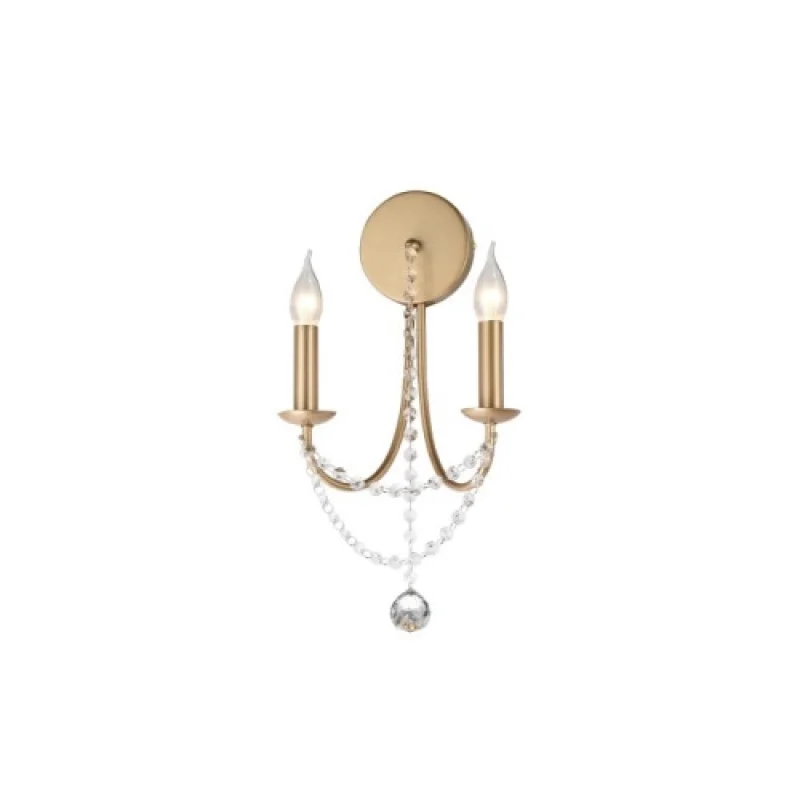 Wall Lights Aphrodite 02-992 – Smarter wall light in matt gold, 2X28W, IP20