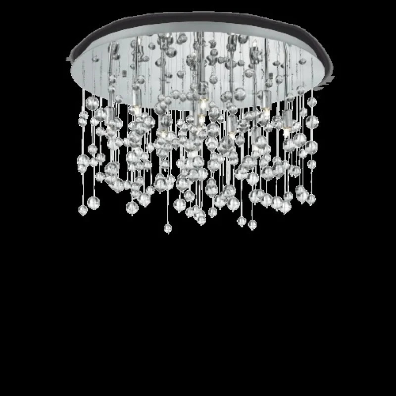 Плафони Neve PL8 Chrome 022222 – Ideal Lux плафон в хром, 8X40W, IP20