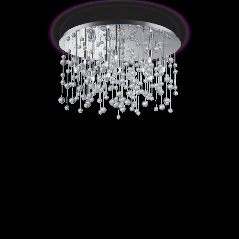 Плафони Neve PL12 Chrome 022239 – Ideal Lux плафон в хром, 12X40W, IP20