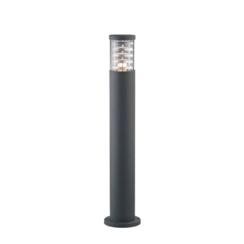 Външни стоящи лампи Tronco PT1 Big Antraci 026992 – Ideal Lux градински стълб в антрацит, 1x60W, IP44
