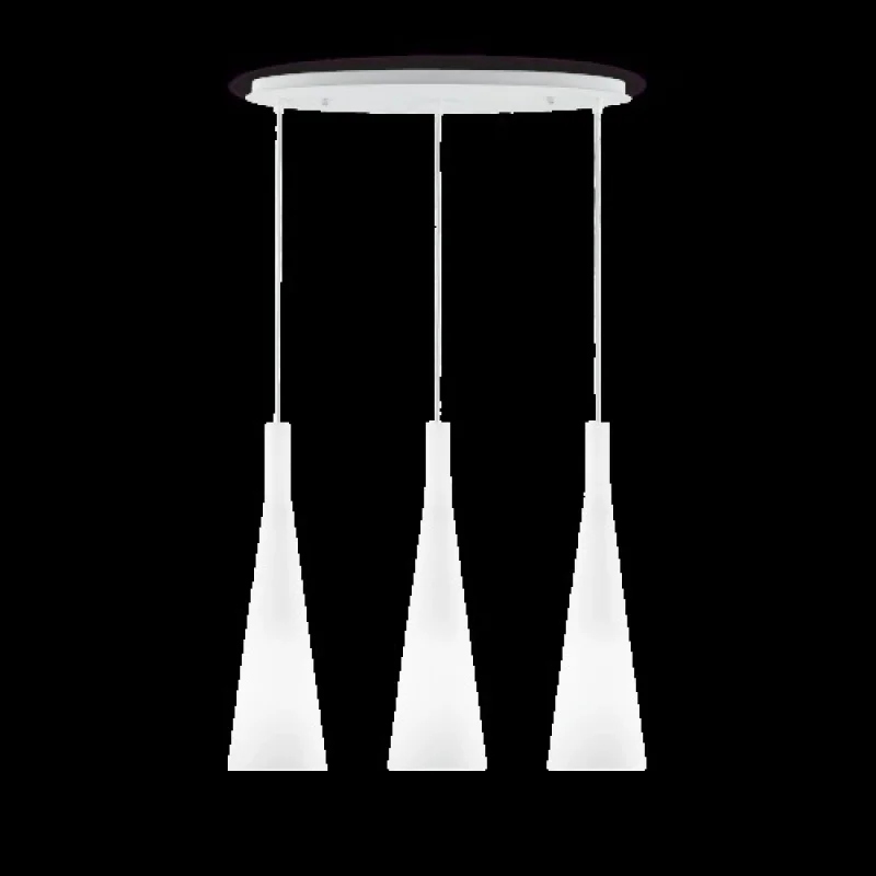 Milk SP3 030326 – Ideal Lux pendant in white, 3X60W, IP20