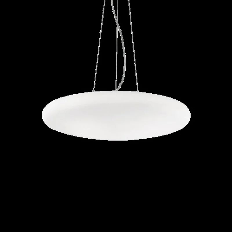 Пендели Smarties Bianco SP5 D60 031996 – Ideal Lux пендел в бял, 5X60W, IP20