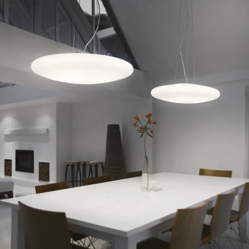 Smarties Bianco SP3 D40 032016 – Ideal Lux пендел в бял, 3X60W, IP20