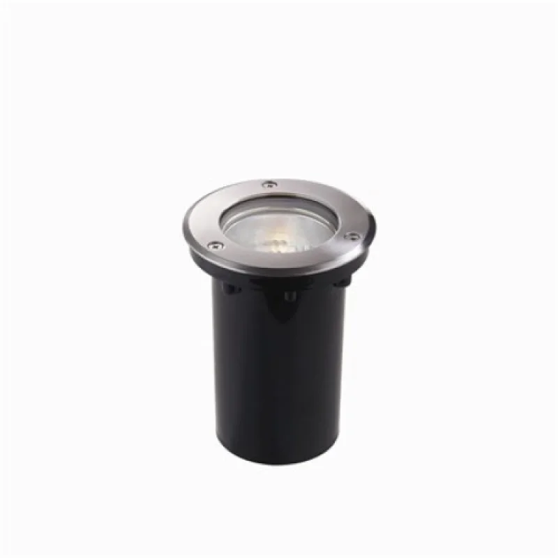 Park PT1 Medi 032825 – Ideal Lux downlight for recessed mounting in ground in matt chrome, 1X60W, IP54