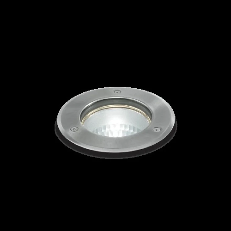 Recessed Downlights Park PT1 Medi 032825 – Ideal Lux downlight for recessed mounting in ground in matt chrome, 1X60W, IP54