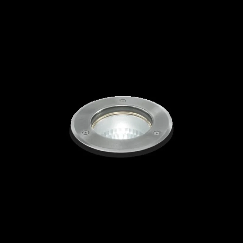 Recessed Downlights Park PT1 Smal 032832 – Ideal Lux downlight for recessed mounting in ground in matt chrome, 1X50W, IP54