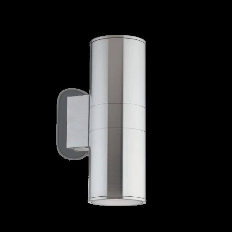 Външно стенно осветление Gun AP2 Big Aluminium 033020 – Ideal Lux фасаден аплик в алуминий, 2x60W, IP54