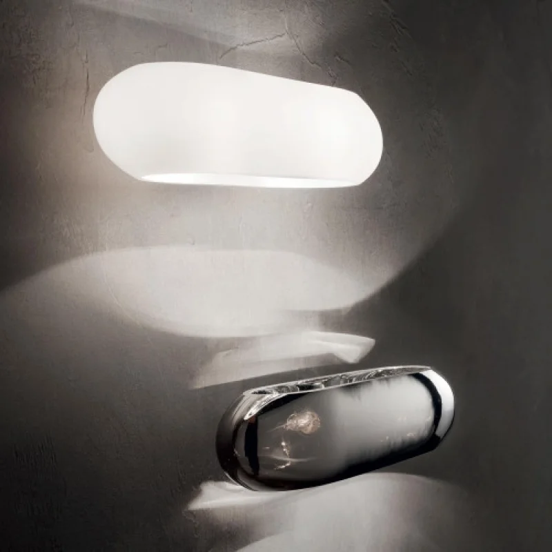 Стенно осветление (аплици) Moris AP2 BIANCO 034546 – Ideal Lux аплик в хром, 2X40W, IP:20