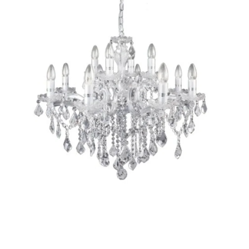 Florian SP12 Chrome 035604 – Ideal Lux полилей в хром, 12X40W, IP20