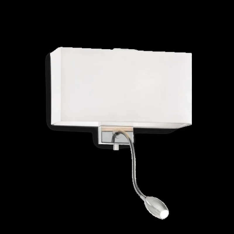 Wall Lights Hotel AP2 White 035949 – Ideal Lux wall light in white, 1x60W, IP20